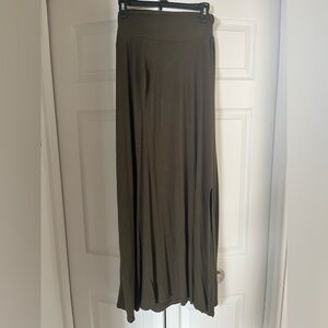 Olive Green Maxi Skirt